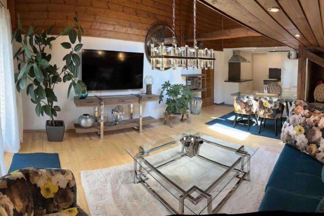 Wohnung 4 Mit Balkon Und Bergblick 그로스크메인 외부 사진